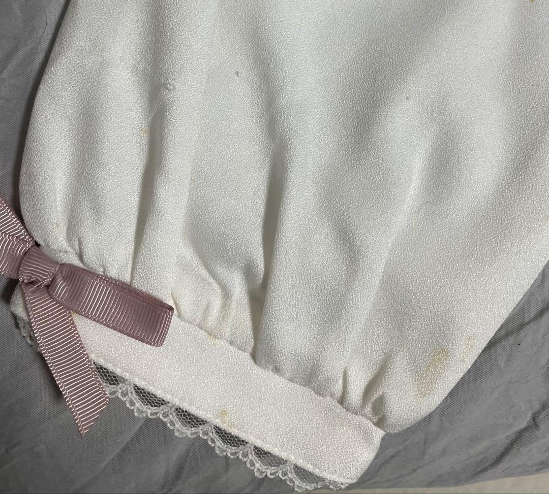 LIZLISA whip bear  cafe柄ワンピース ピンク