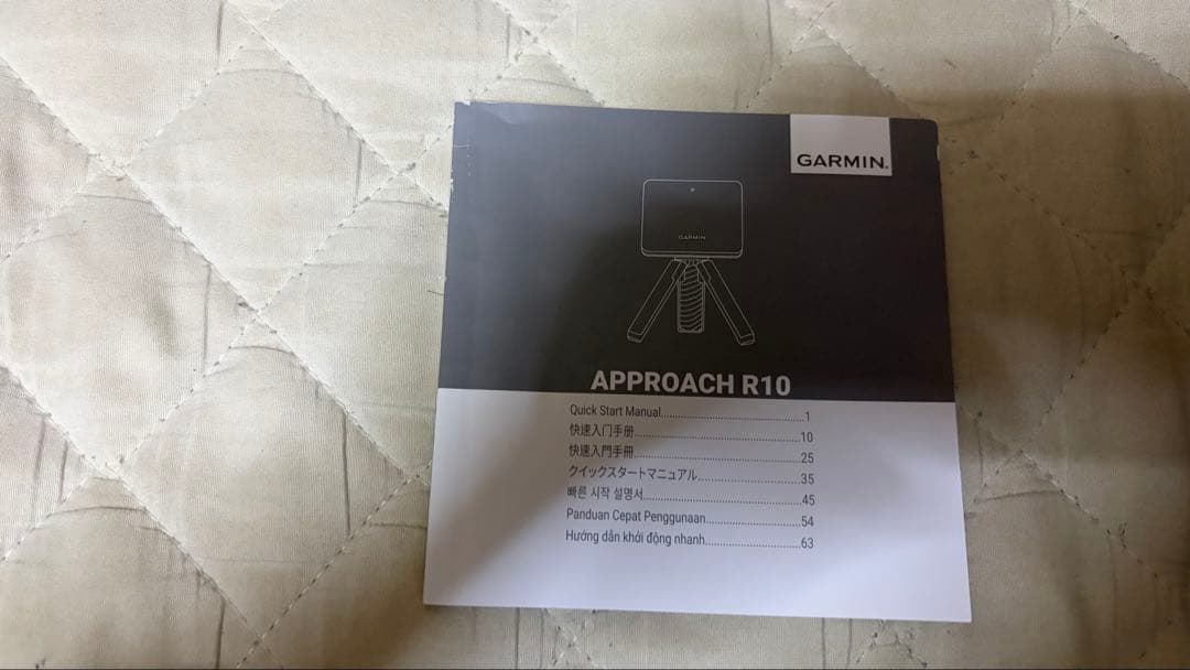 ガーミン R10 アプローチR10 ゴルフ用 ポータブル弾道測定器