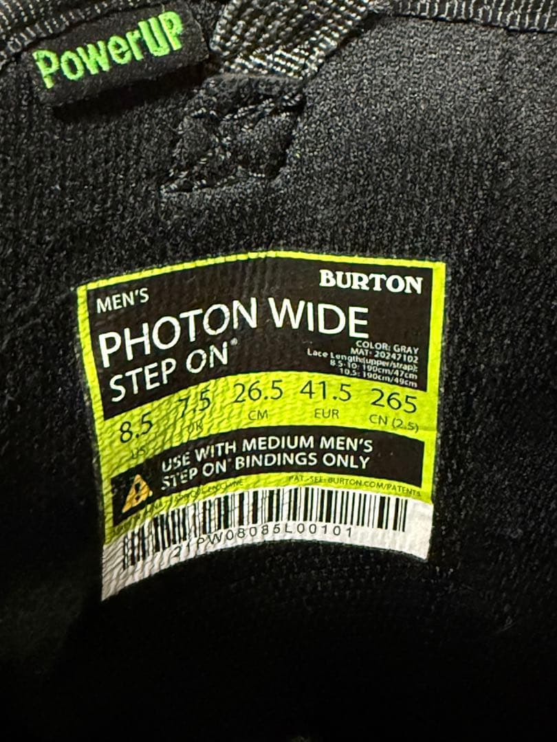 Burton Step On® ステップオンブーツバインディングセット