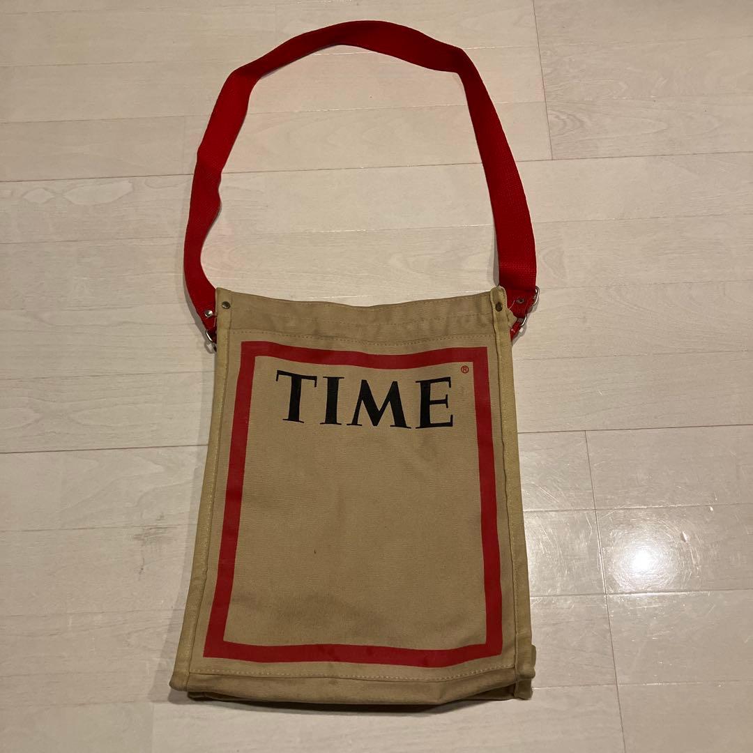 80s magazine bag TIME マガジンバッグ　ニュースペーパー