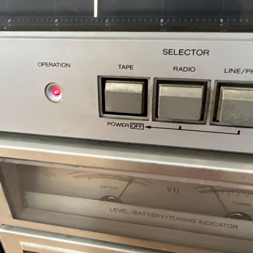 【昭和レトロ】　National ナショナル　ラジカセ　RX-5600