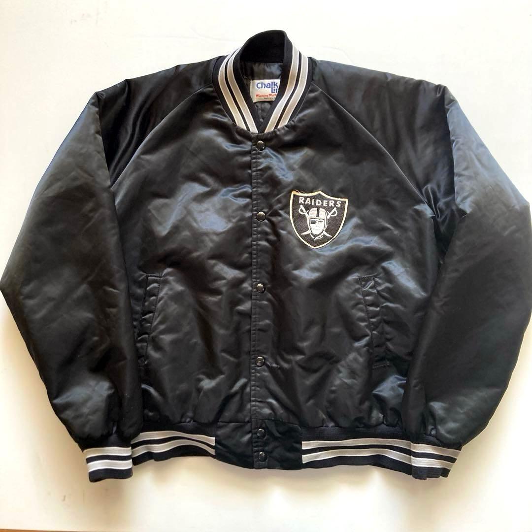 ジャケット・アウター vintage made in USA RAIDERS stdium jkt