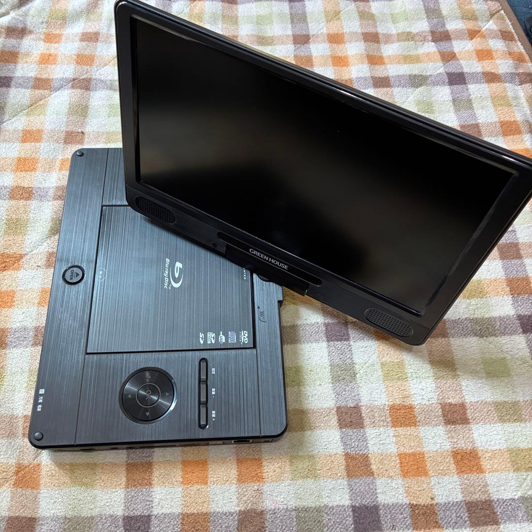 ポータブルブルーレイプレイヤー HOUSE GH-PBD11B-Bk