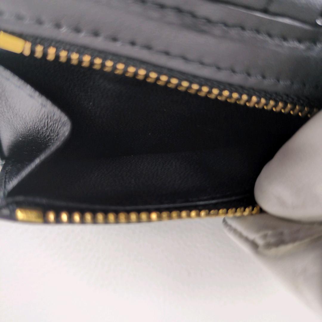 現行 美品 J&M Davidson ロサンジフォルド ブラック 折り財布