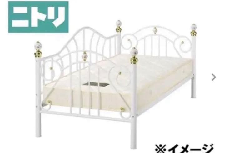 みみ様専用（8/1まで） ニトリ シングルベッド お姫様 アンティーク