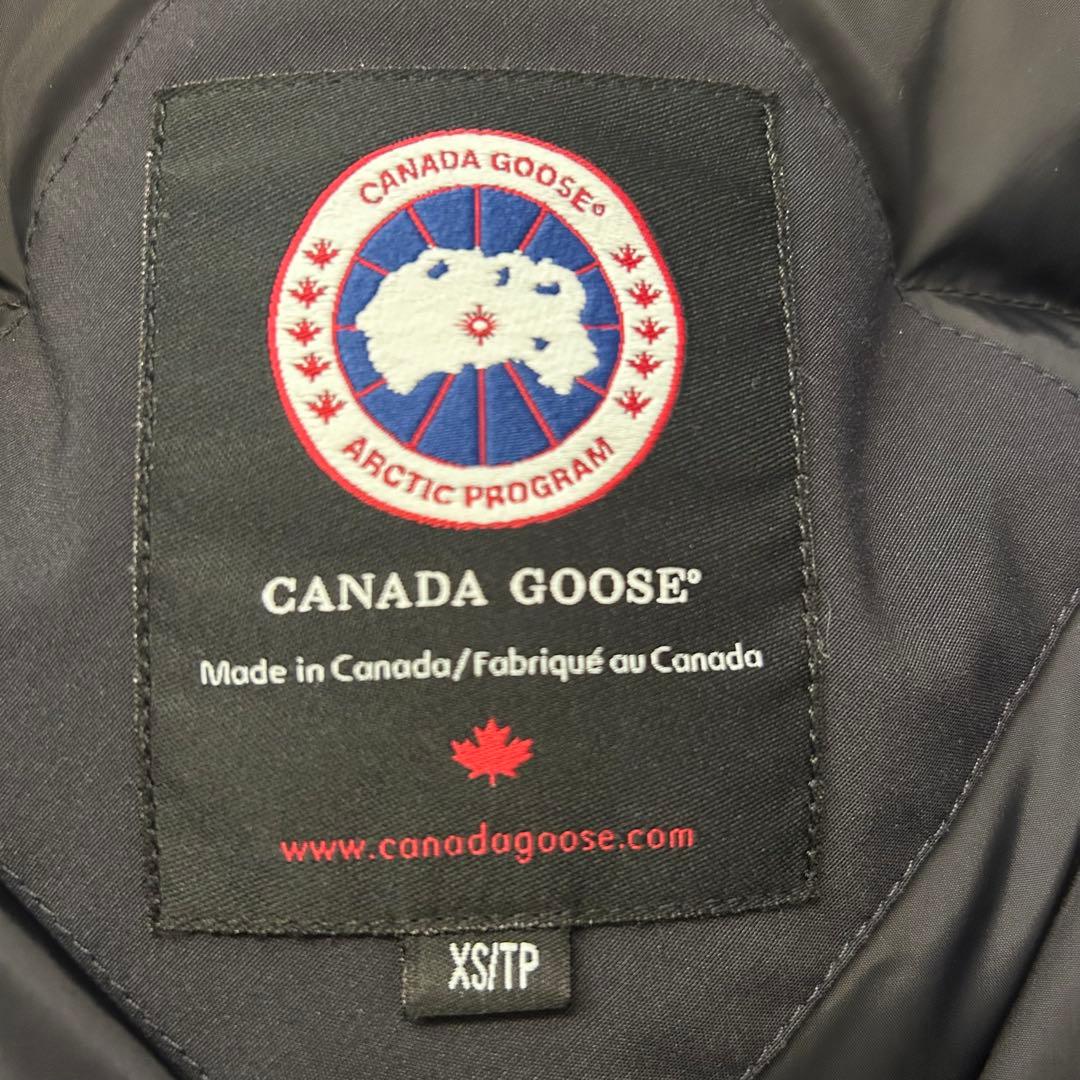 本日限定＊ほぼ新品✨カナダグース BROOKFIELD ファー付 XS 濃紺