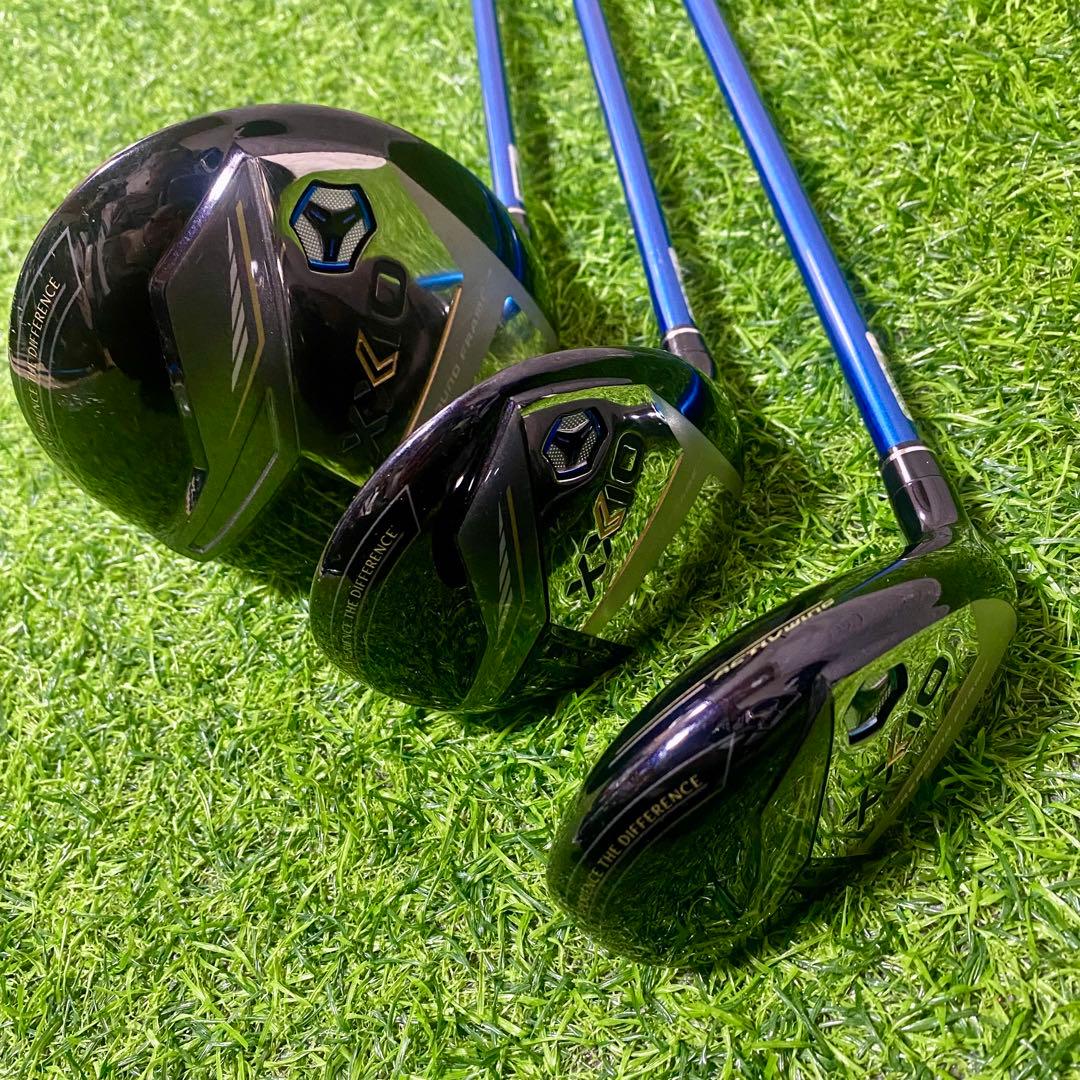 ゼクシオ13 ゴルフクラブ 3本 ドライバー 5W H5 左 レフティ R 美品