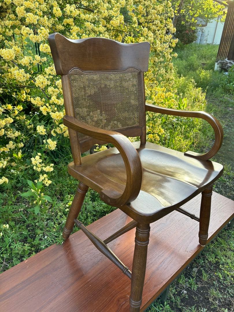 KASHIWA/柏木工 木製 アームチェア ②ダイニングチェア