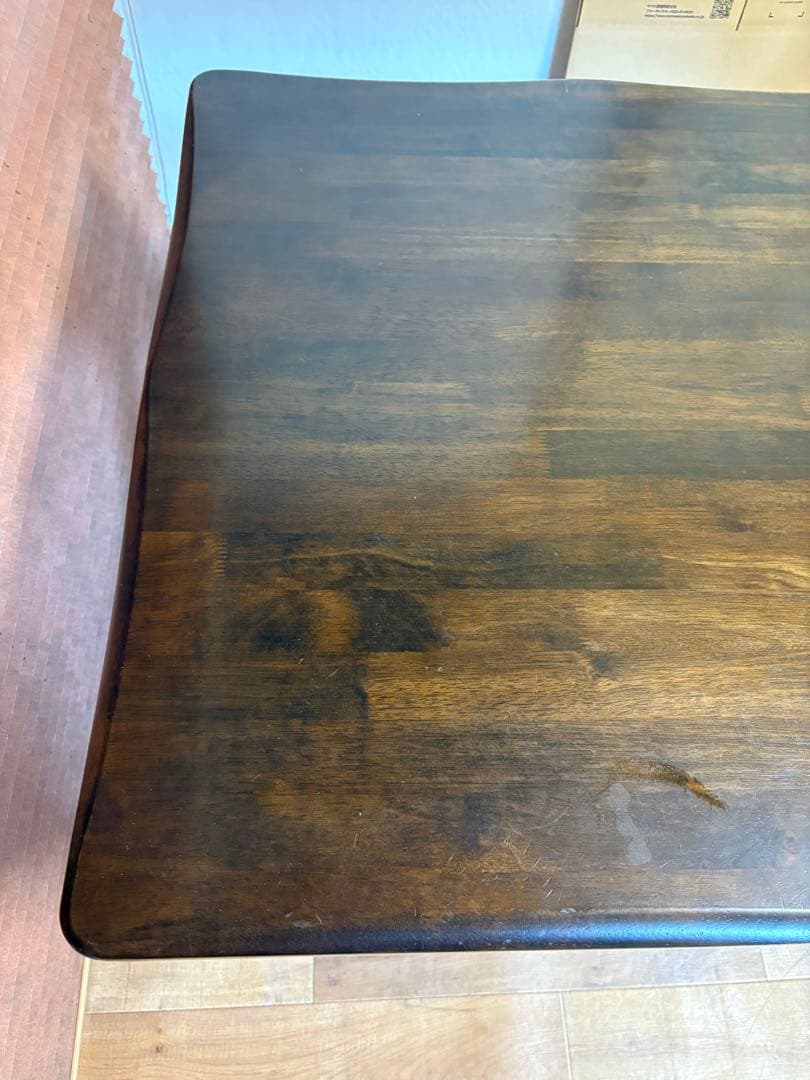 カリモク　ルスティック　ダイニングテーブル　訳あり　125㎝