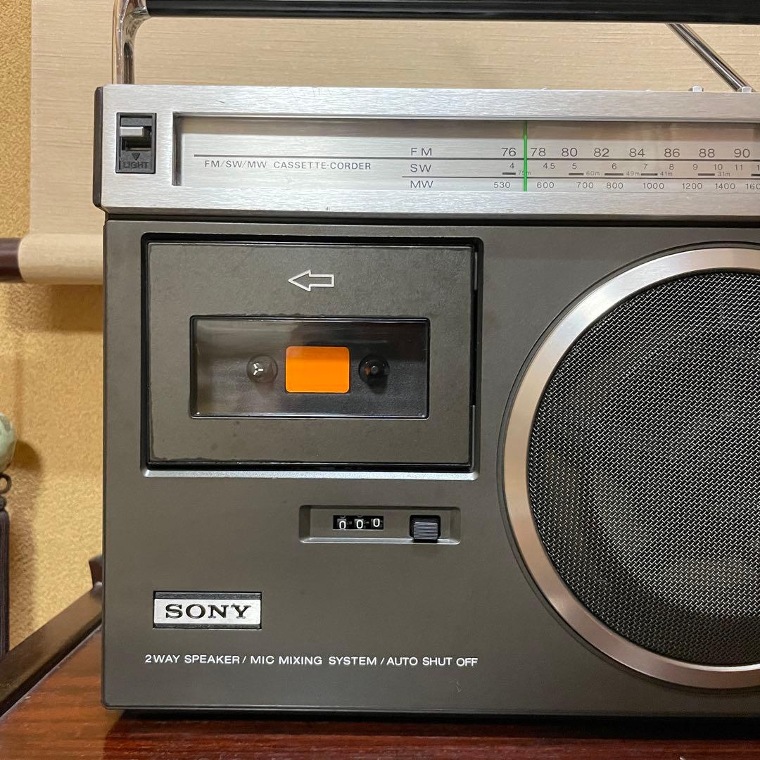 SONY／ラジカセ／CF-1980Ⅱ／メンテナンス済／メンテセット付／外装美品