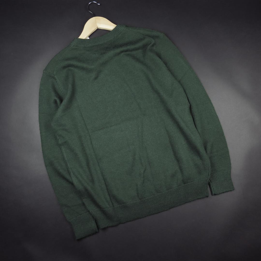 SHIPS×THE BEATLES　コラボ ニット セーター 緑　L