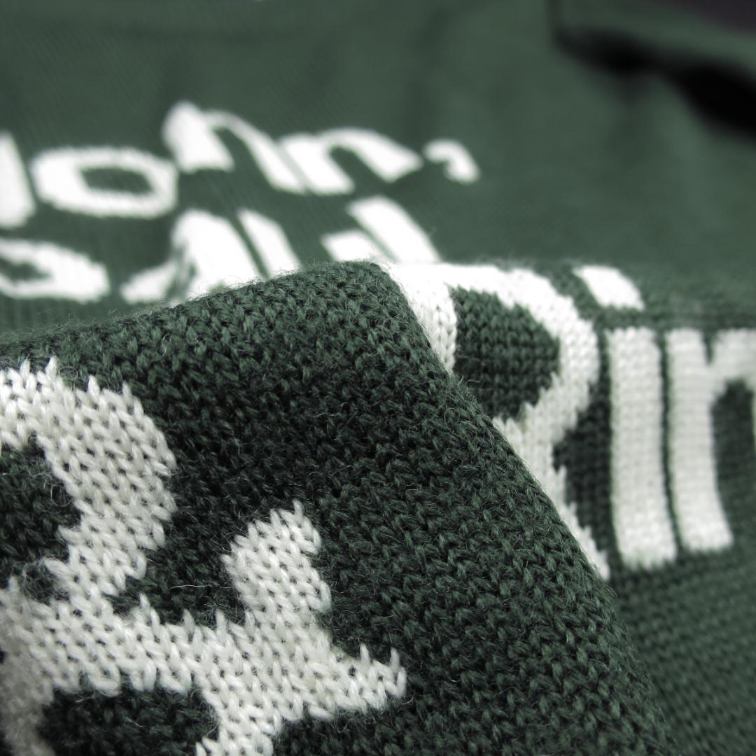 SHIPS×THE BEATLES　コラボ ニット セーター 緑　L