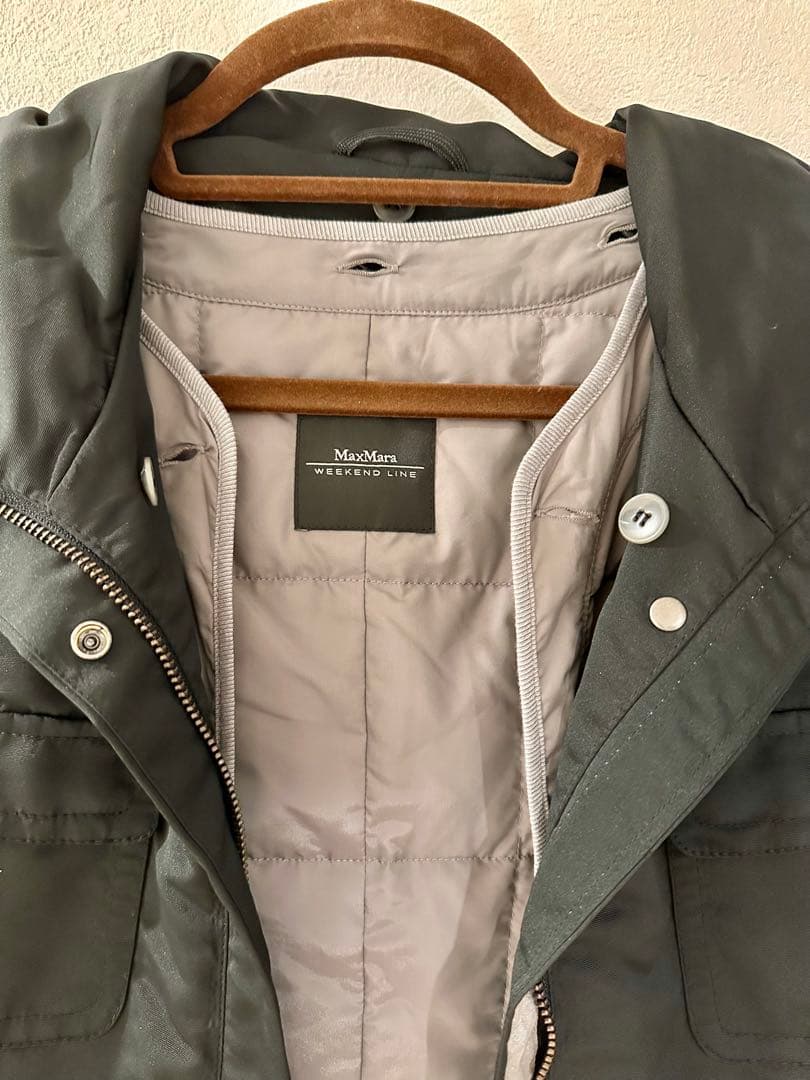 MaxMaraウィークエンドライン グレーコート モッズコート