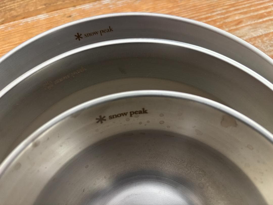  PEAKスノーピーク テーブルウェア4点セット4人分（ファミリー）