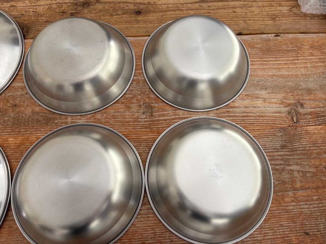  PEAKスノーピーク テーブルウェア4点セット4人分（ファミリー）