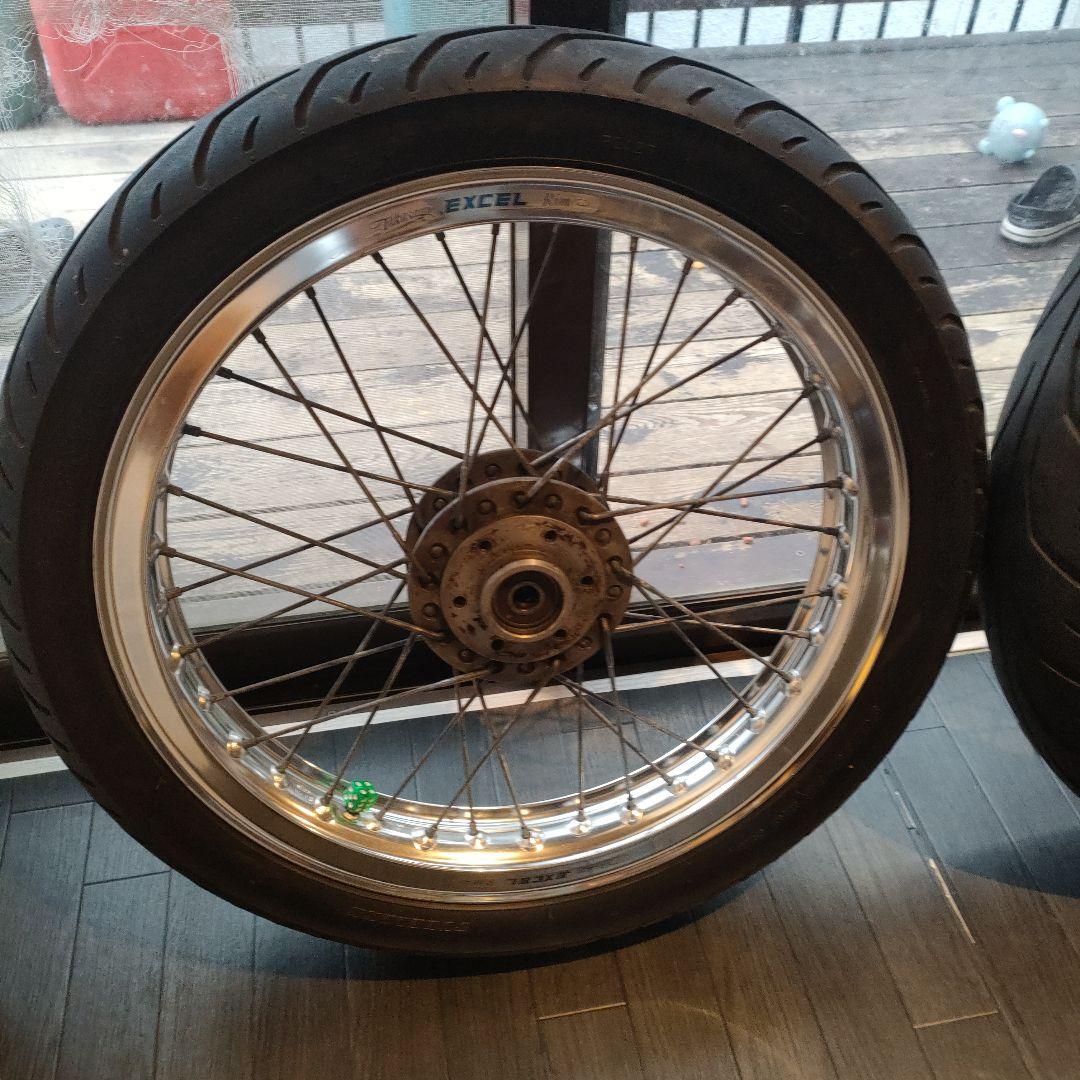 エクセルHリム☆ワイドリム☆GSX400Eザリ☆ゴキ☆サンパチ☆GS400