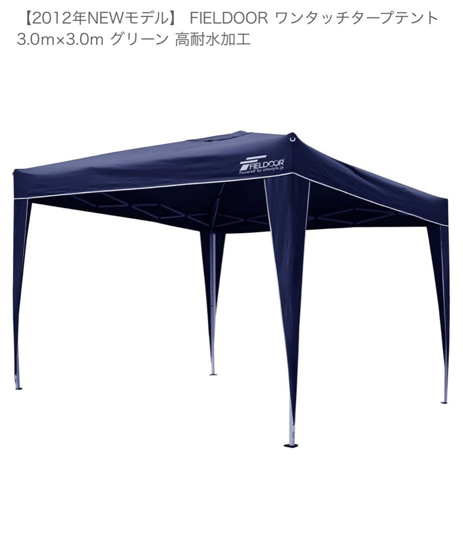 フィールドア　タープ　備品付き