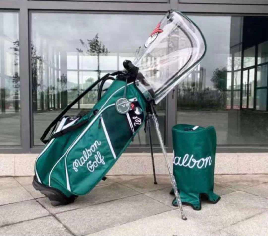 マルボンゴルフバッグmalbon golf キャディバッググリーン