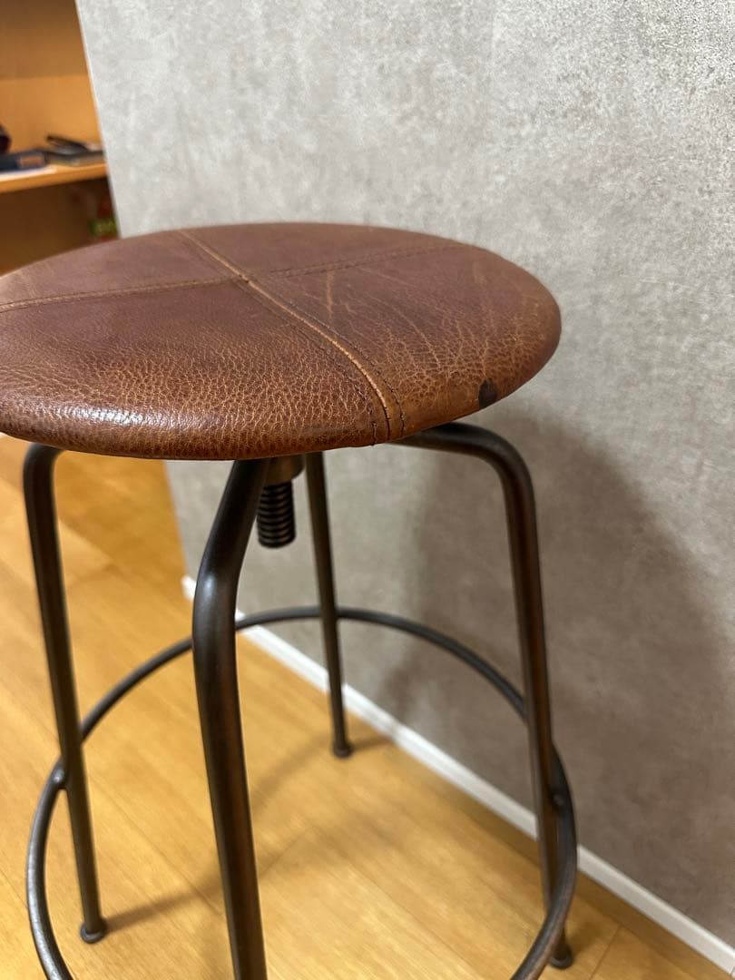 TRUCK FURNITURE レザースツール 本革 アイアン ※複数あり