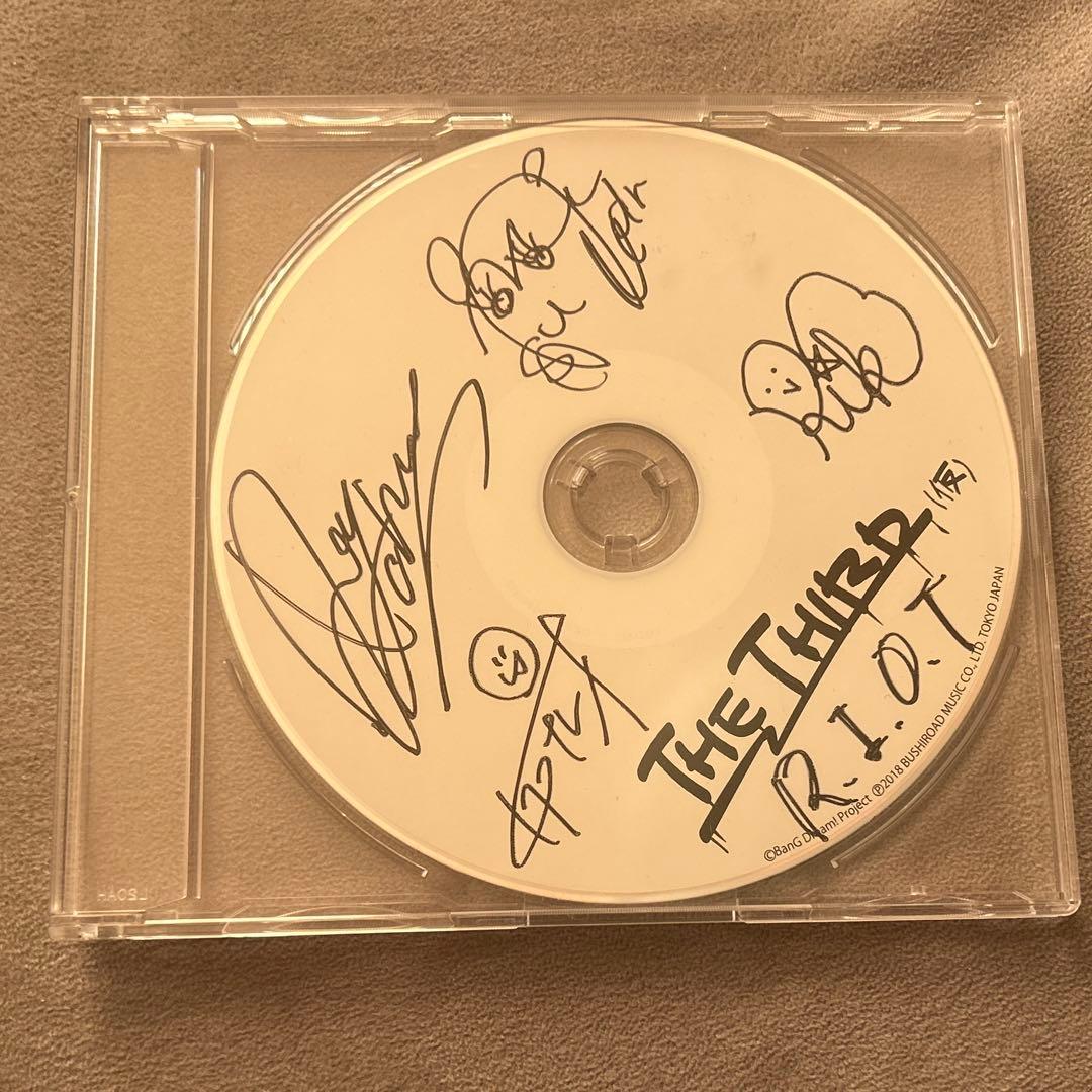 THE THIRD (仮) 直筆サイン入り R.I.O.T CD バンドリ - メルカリ