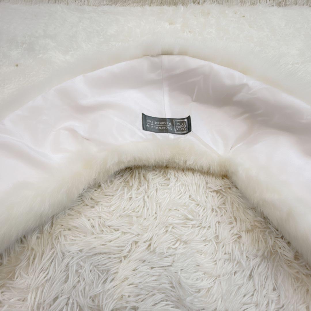 未使用　サガフォックス　シャドーFOX　成人式ショール　SAGAFOX　ホワイト