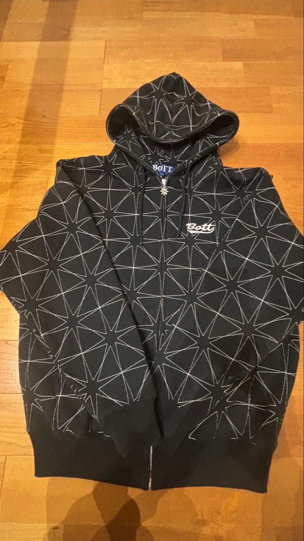 BoTT 幾何学模様 フルジップパーカー - メルカリ
