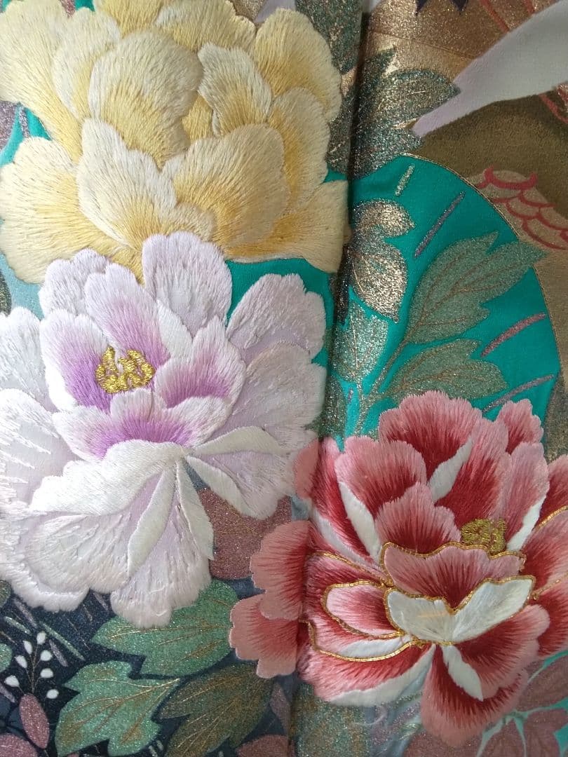 振袖フルセット、正絹振袖、成人式、重ね衿帯揚げ帯締め、西陣袋帯、長襦袢