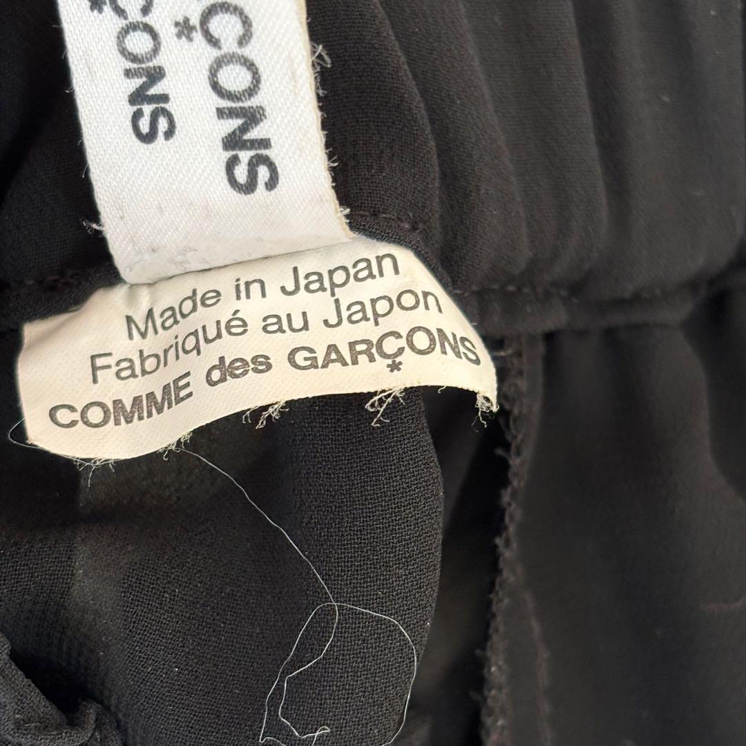 希少✨ コムデギャルソン アシンメトリー 変形 シアー パンツ S ブラック
