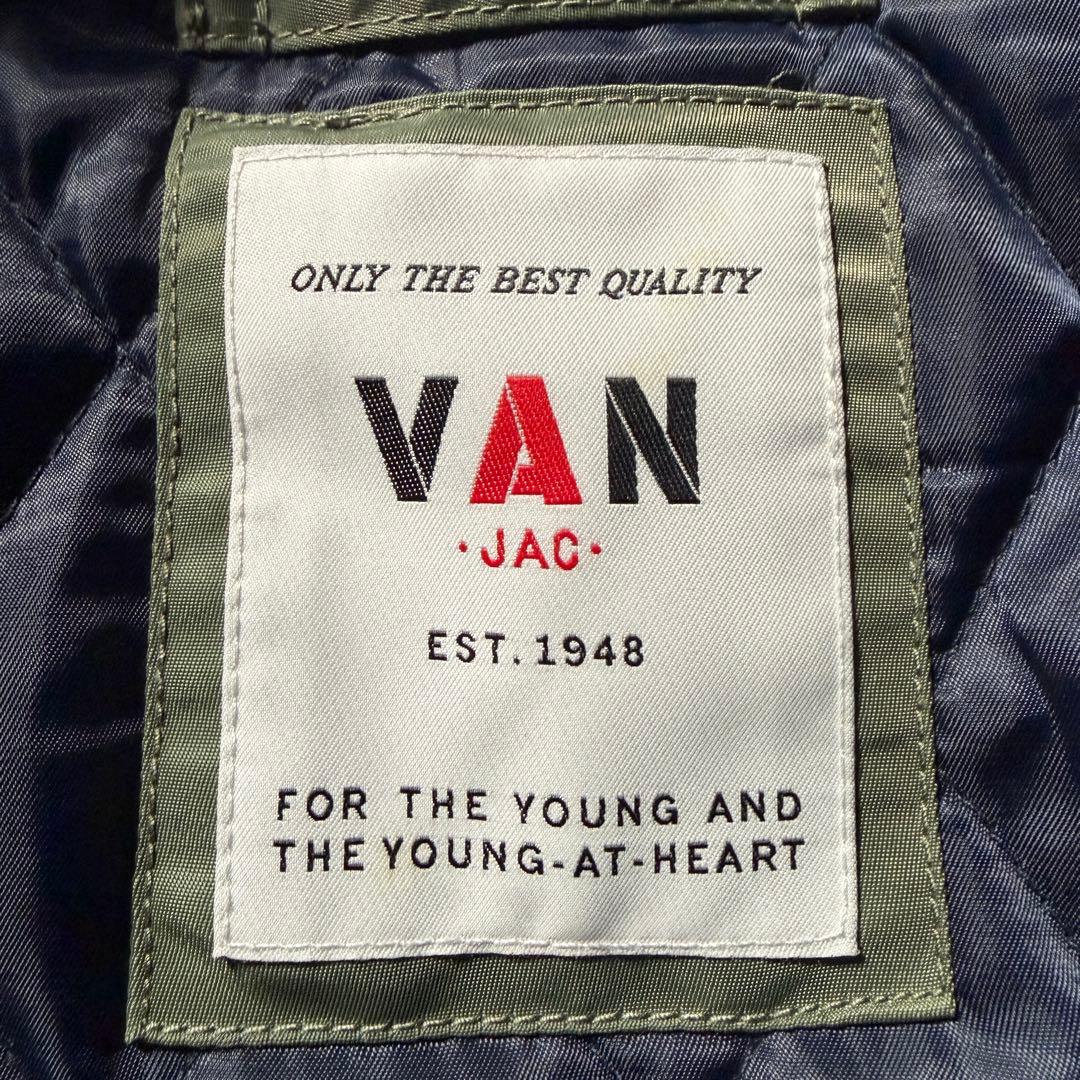 極美品■VAN JACKET フライトジャケット　MA-1 トップガン　LL
