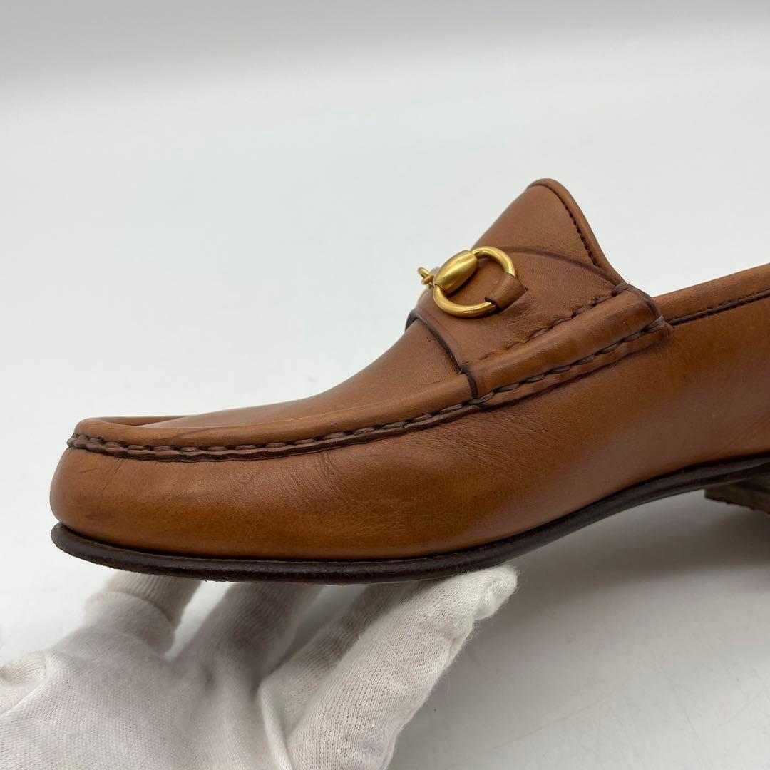 GUCCI グッチ　ローファー　ホースビット　革靴　スリッポン