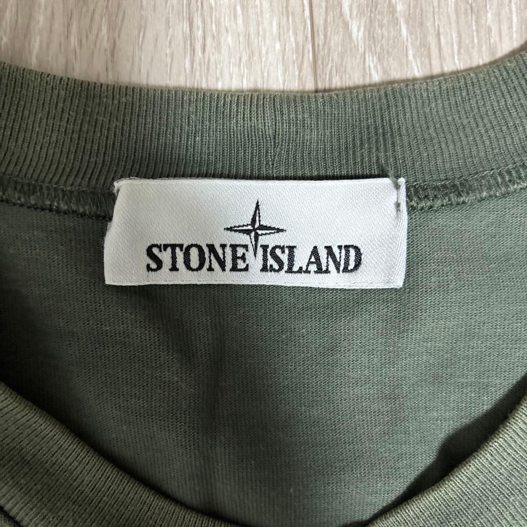 STONE  オリーブグリーン トレーナー