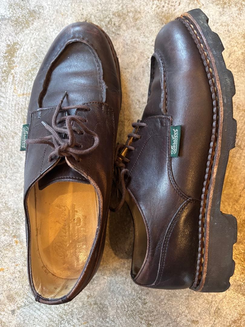 【良品】【希少】【フランス製】パラブーツ シャンボート　モカ　24.5cm