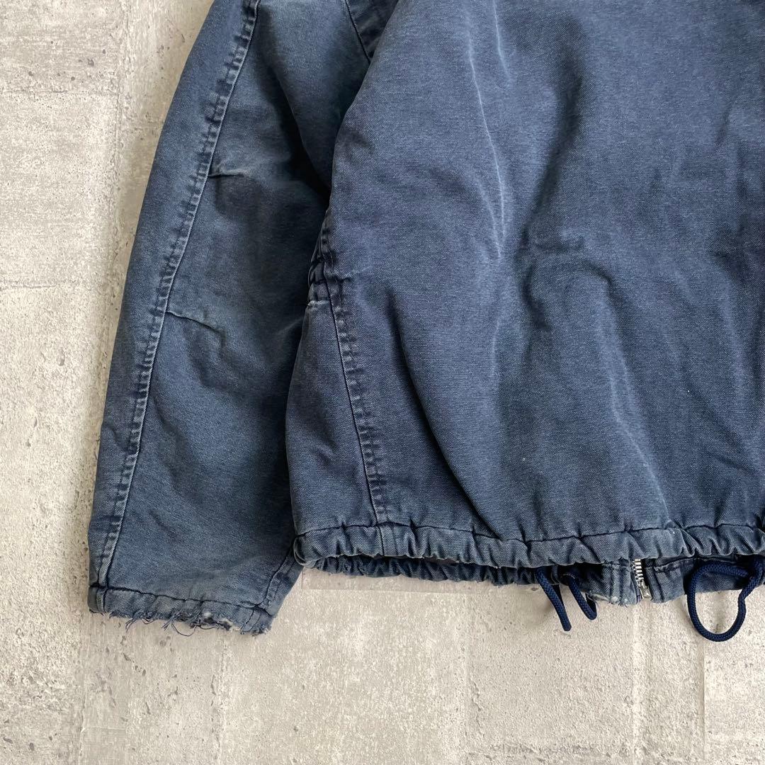 イタリア製 vintage ダック地 ファイヤーマン ワークジャケット ブルー系