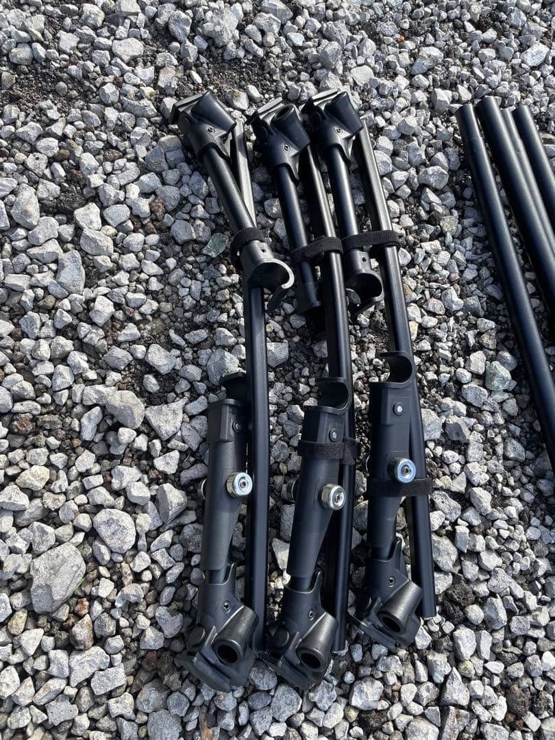 VASTLAND 2WAYコット&インフレータブルマット　セット　ブラック