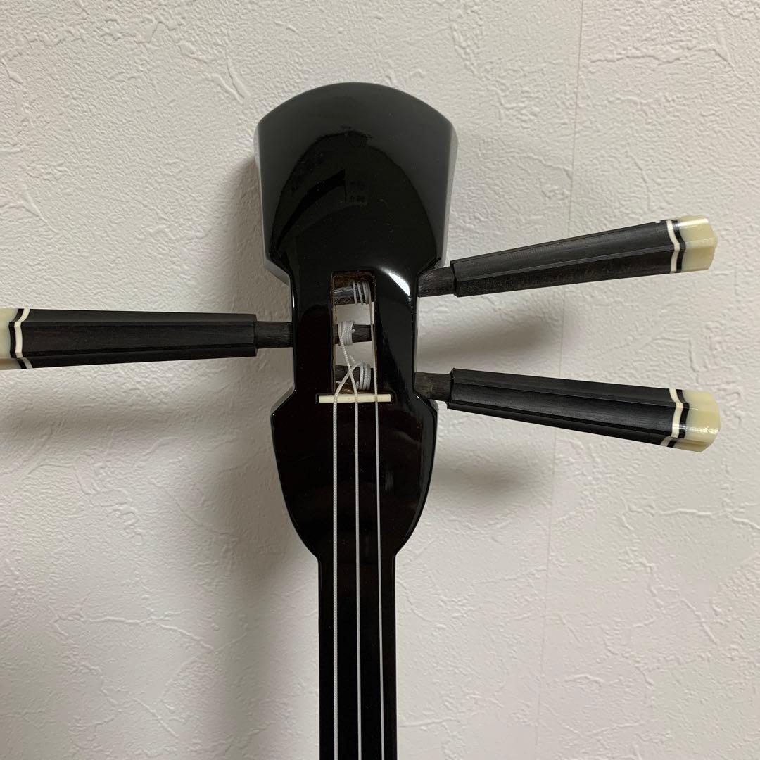 沖縄 三線 本蛇皮 強化張りハードケース付き