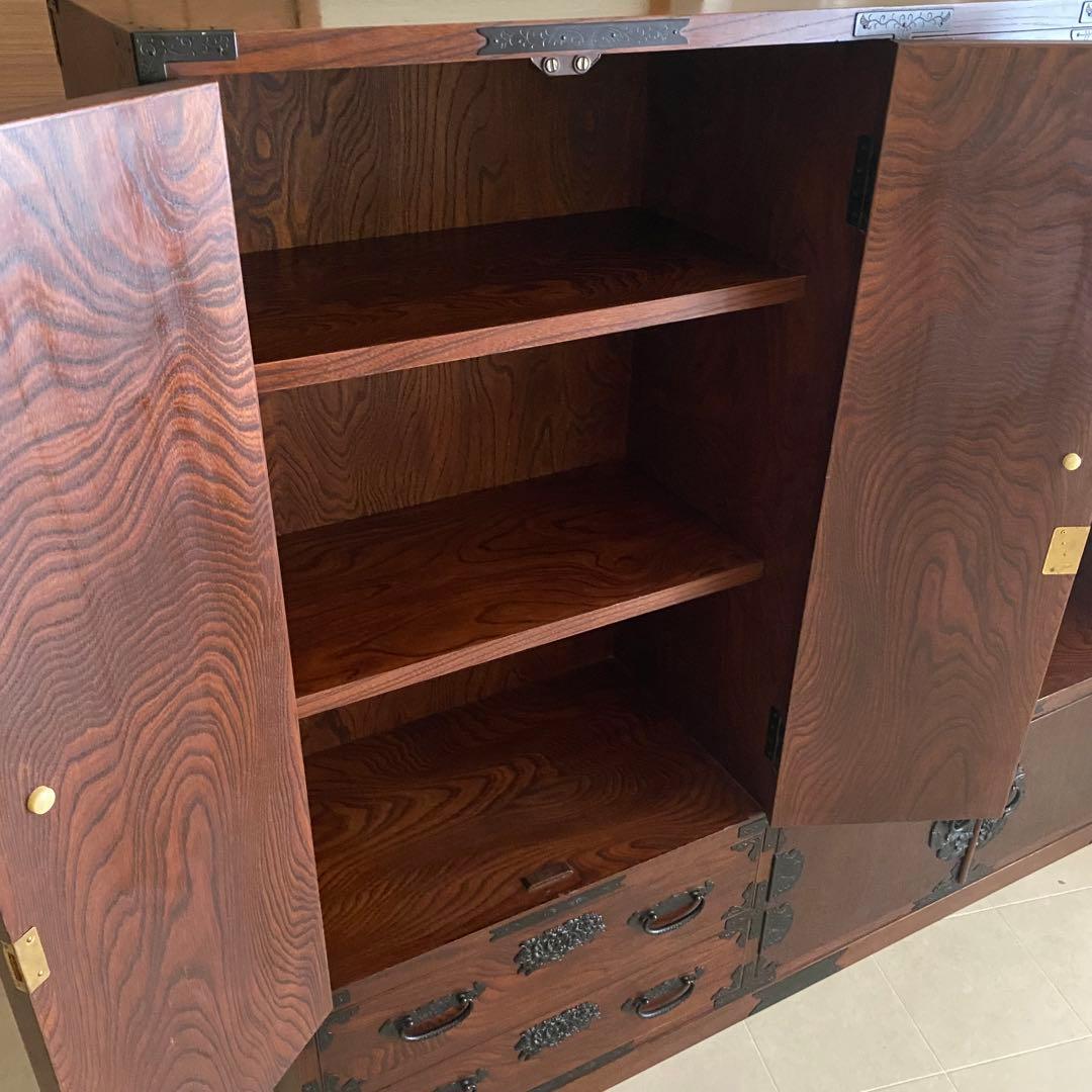 美品　岩谷堂　岩谷堂家具　飾り棚　茶箪笥　箪笥　民芸家具　岩谷堂箪笥　和　棚