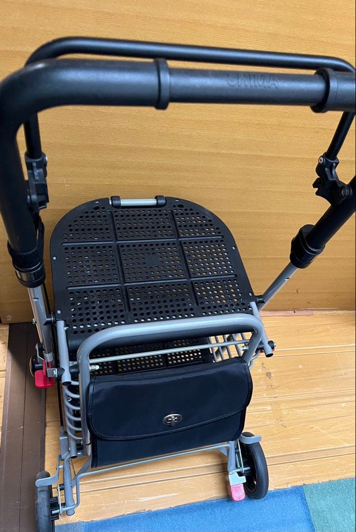 折りたたみシルバーカー ブラック【ひまわり様】