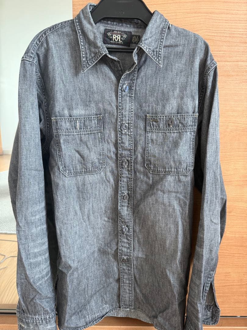 ダブルアールエル　グランメゾン東京　木村拓哉着用　ワークシャツ　S