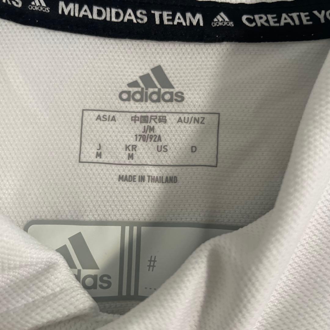 adidas JFAポロシャツ M ホワイト
