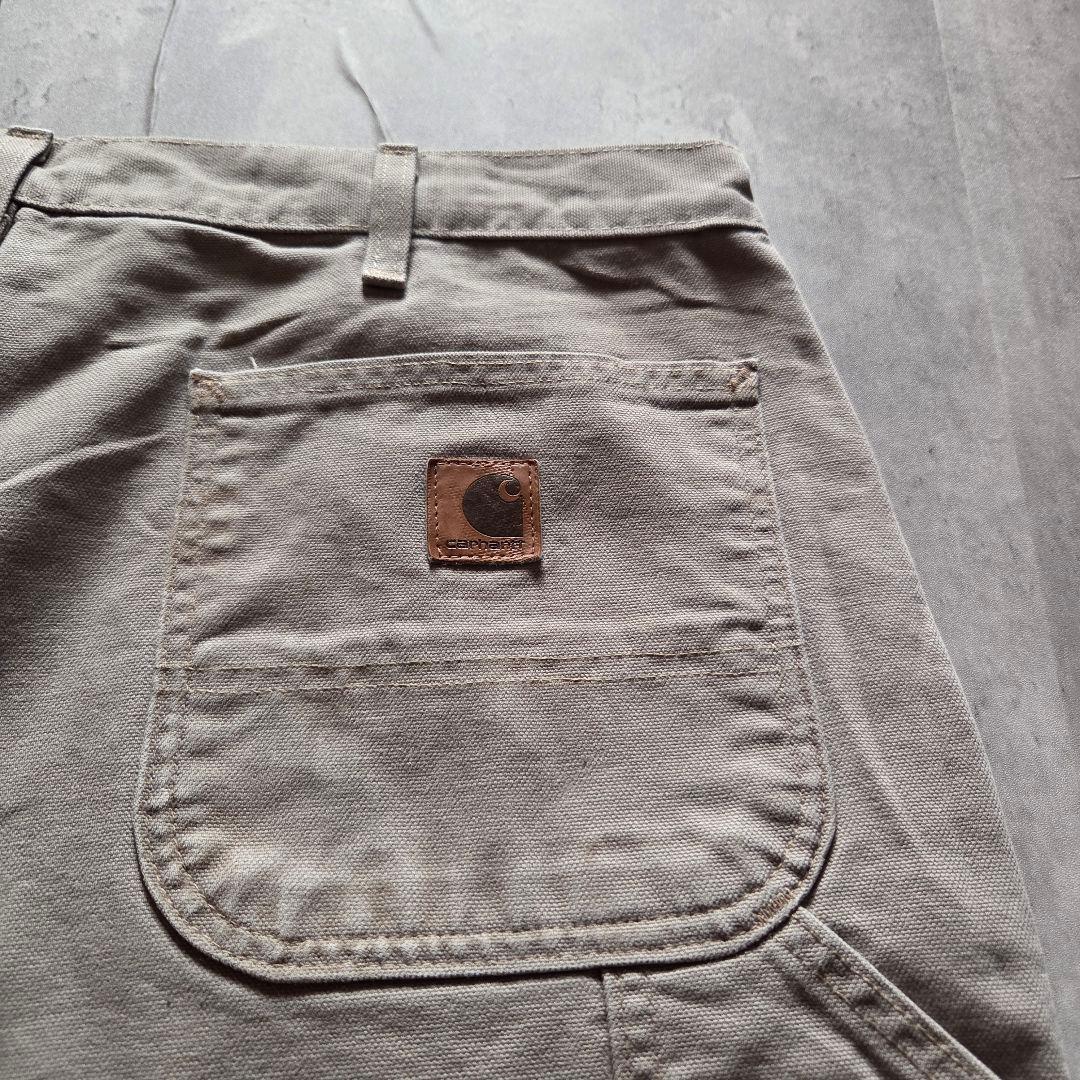 Carhartt ダックパンツフェードグレー ワーク ペインターパンツw38激渋