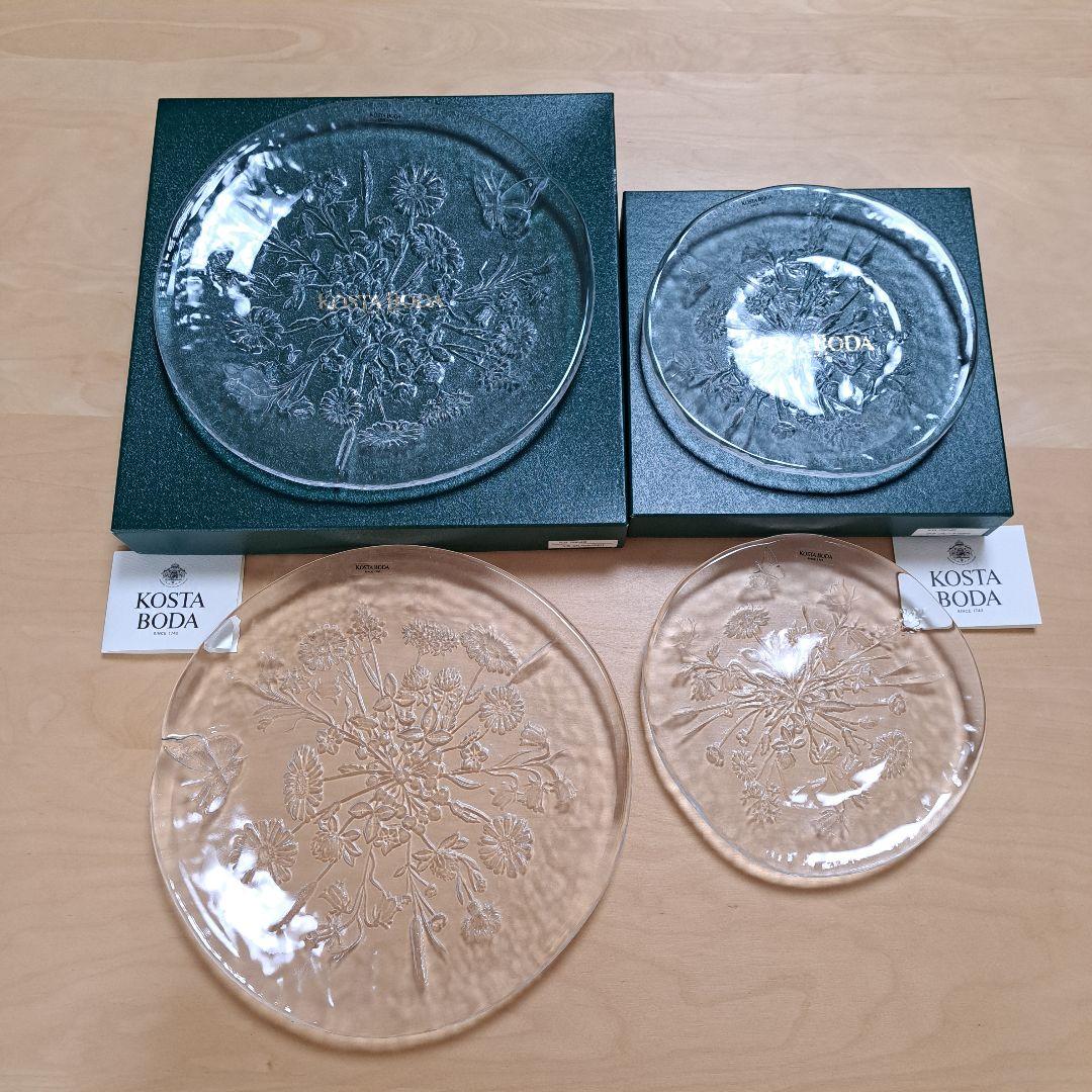 未使用品】KOSTA BODAコスタボダ「ウラ」ガラス皿4枚セット - メルカリ