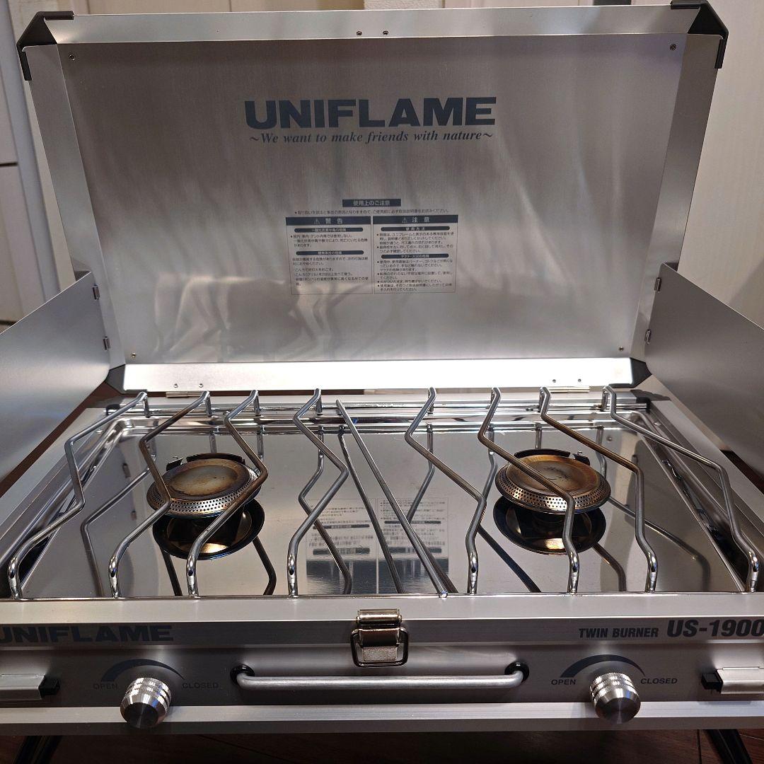 UNIFLAME ツーバーナーコンロ US-1900 専用収納袋付き