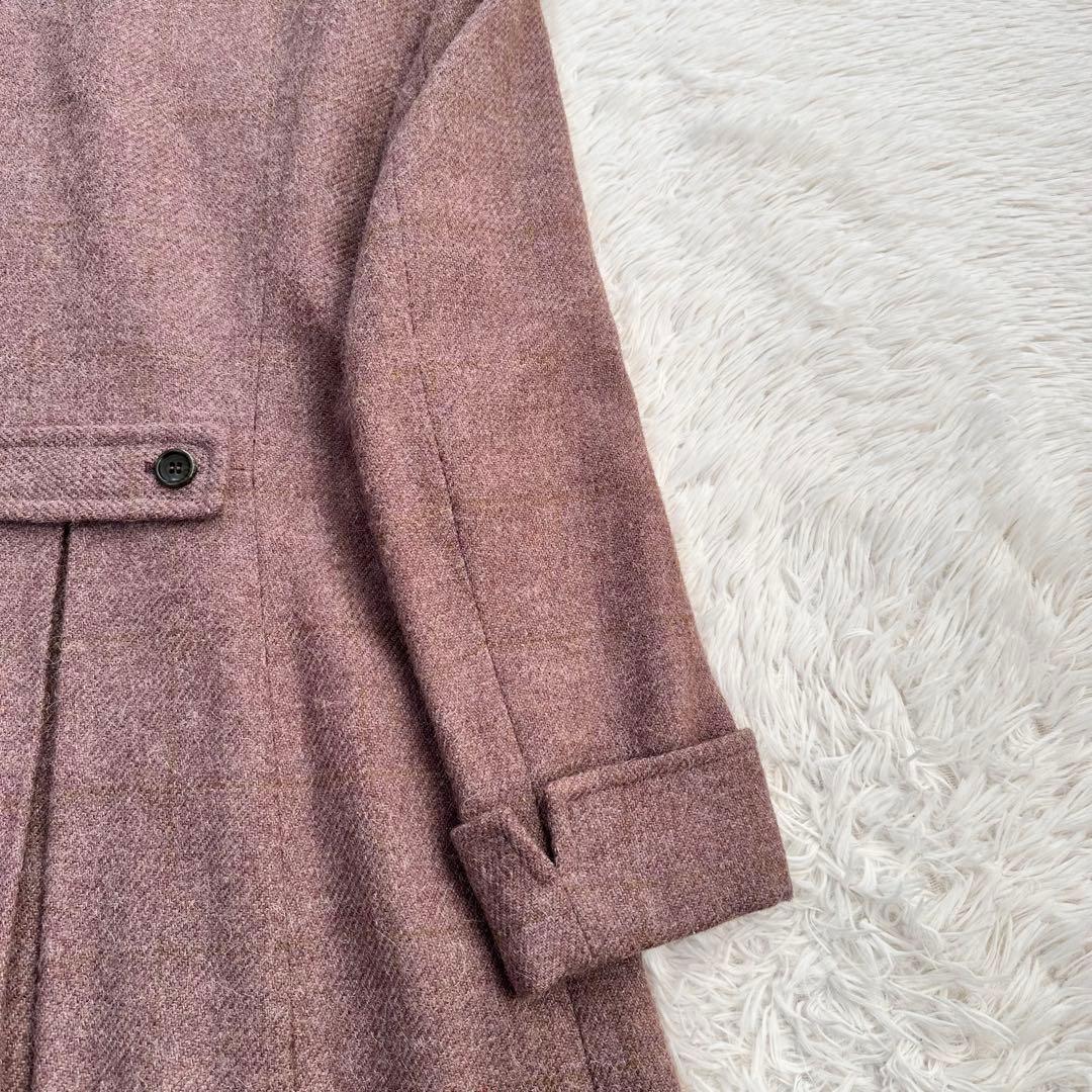 マーガレットハウエル Aライン ロングコート ダブルブレスト ステンカラー M