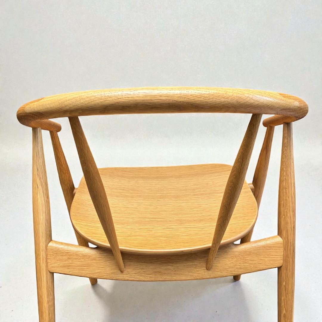 さくら美品 小林幹也 デザイン オーク無垢材 ダイニングチェア 北欧モダン