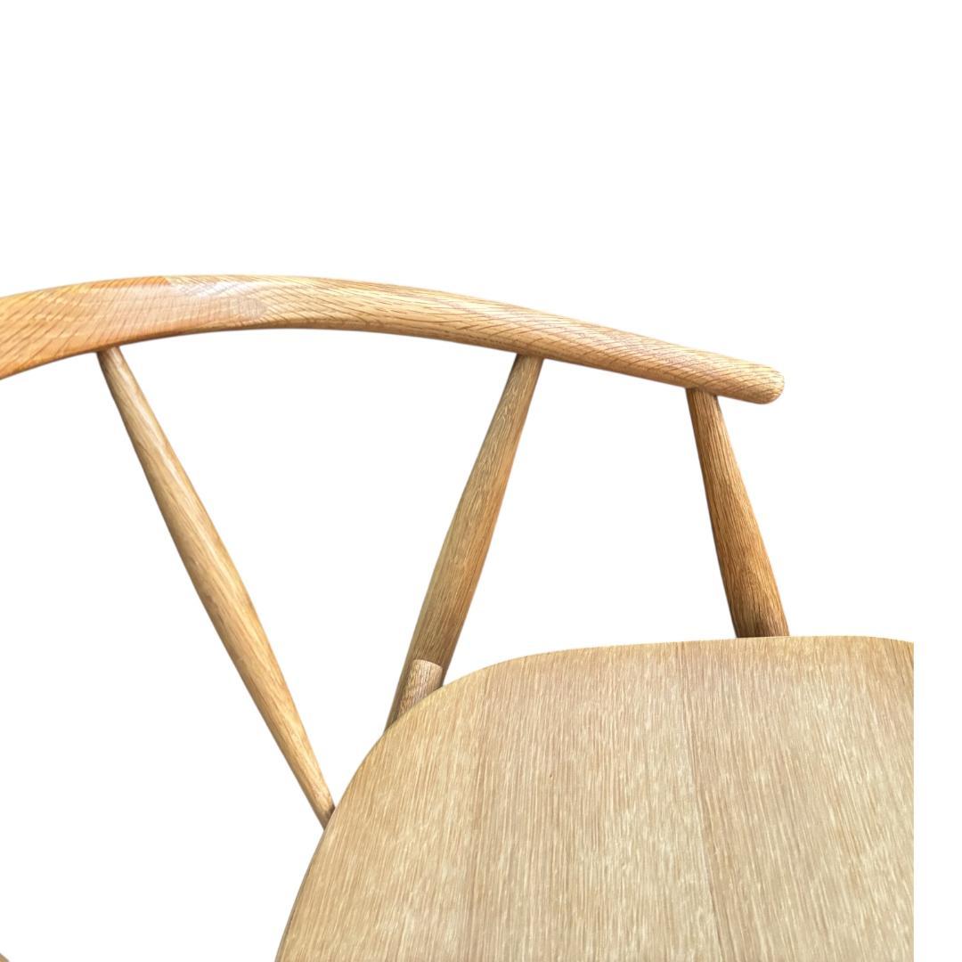 さくら美品 小林幹也 デザイン オーク無垢材 ダイニングチェア 北欧モダン