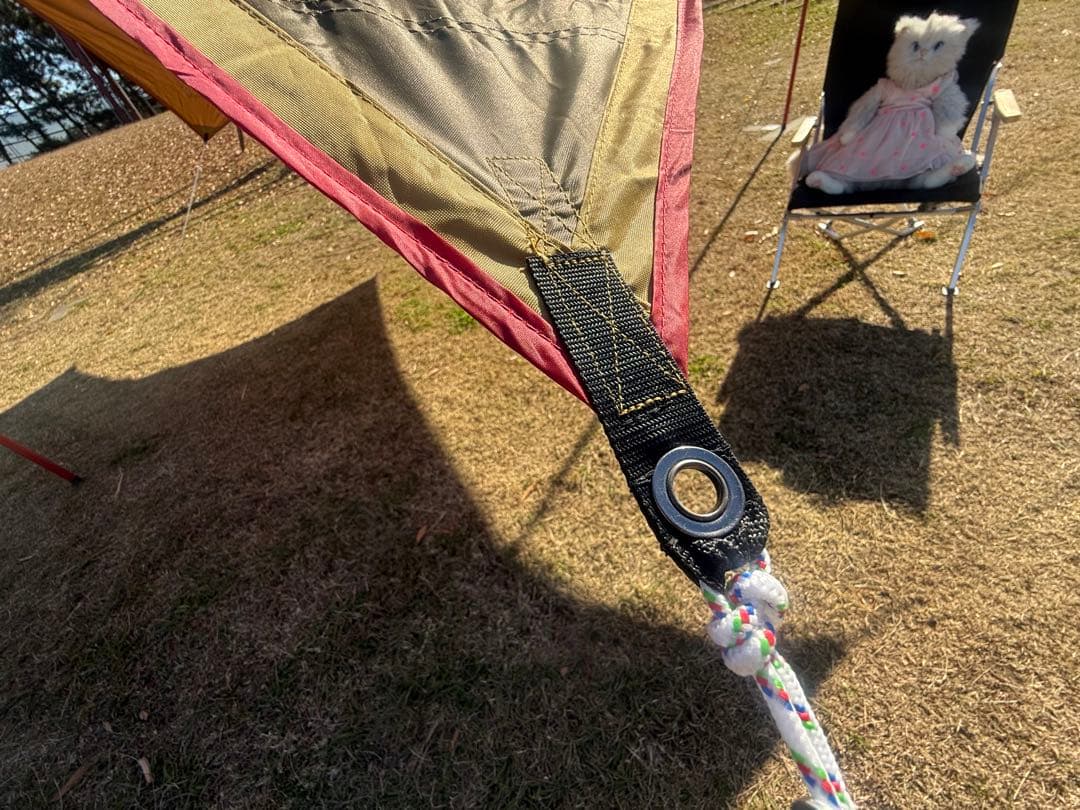 極美品＊ peak HD シールドタープ ヘキサ L レッドバージョン