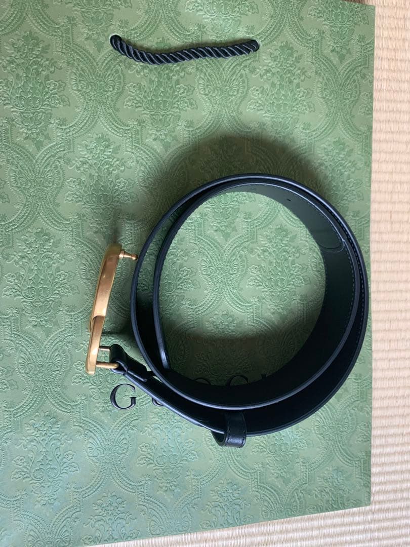 新品GUCCI ダブルGバックル ベルト 箱付き