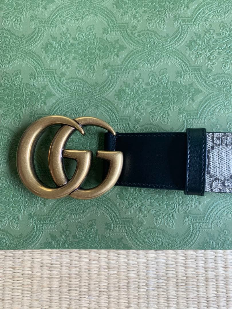 新品GUCCI ダブルGバックル ベルト 箱付き