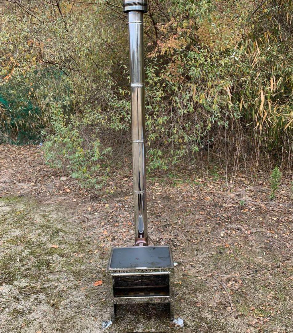 最終値下‼️美品二次燃焼機能付き「フォールディングキャンプストーブHS-440」