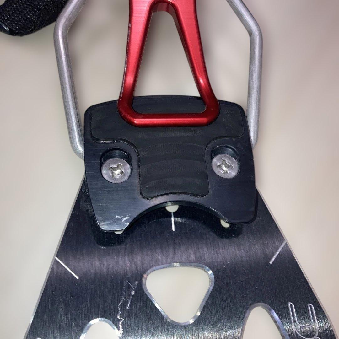 屋台の金魚！ ALC スノーボードビンディング Mサイズ 黒/赤